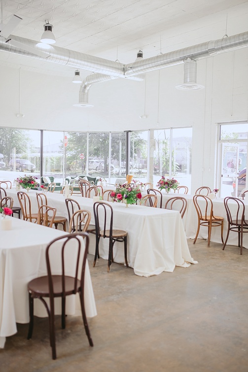 Modern and minimal wedding inspiration styled shoot at Studio 23 in Richmond with specialty and vintage rentals by Paisley & Jade 