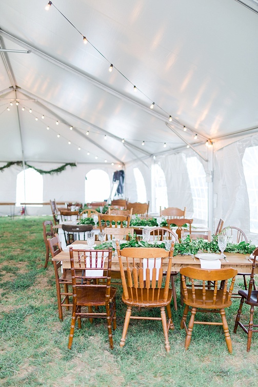 Charming and casual country wedding in Virginia with specialty and vintage rentals by Paisley & Jade
