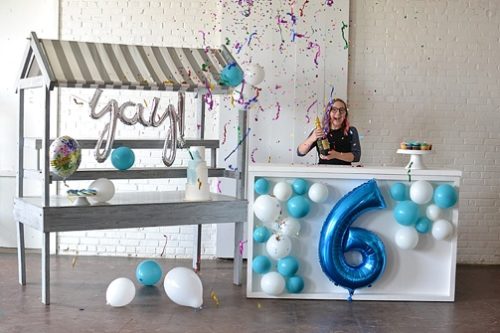 Inspiration Station Birthday Shoot at Highpoint & Moore with specialty and vintage rentals by Paisley and Jade