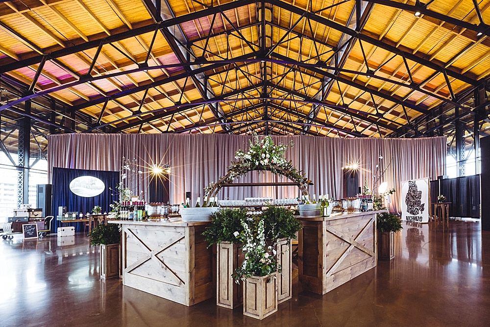 2018 NACE Gala at Main Street Station in Richmond, Virginia with specialty and vintage rentals by Paisley and Jade