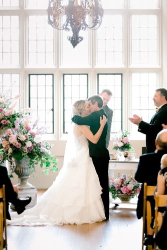 Romantic pastel wedding at The Branch Museum in Richmond with vintage and specialty rentals provided by Paisley & Jade 