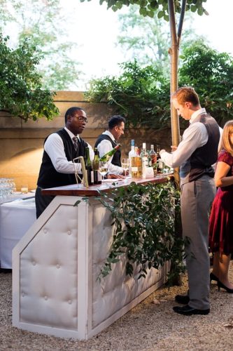 A chic jewel toned wedding reception in Washington DC with specialty and vintage rentals by Paisley and Jade