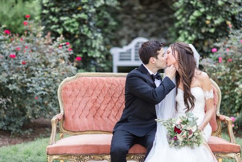 Elegant Virginia estate wedding with vintage and specialty rentals by Paisley & Jade 