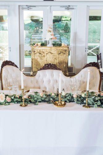 Elegant Virginia estate wedding with vintage and specialty rentals by Paisley & Jade 