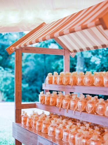Chic estate wedding in Virginia with vintage and specialty rentals by Paisley & Jade 