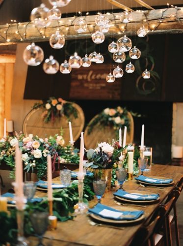 Beautiful boho farm wedding and reception with specialty and vintage rentals by Paisley & Jade