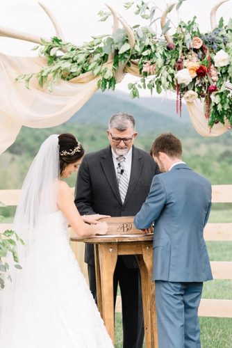 Beautiful boho farm wedding and reception with specialty and vintage rentals by Paisley & Jade 