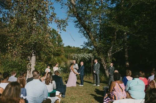 Simple and modern outdoor wedding with specialty and vintage rentals by Paisley & Jade 