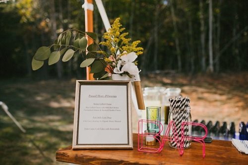 Simple and modern outdoor wedding with specialty and vintage rentals by Paisley & Jade 