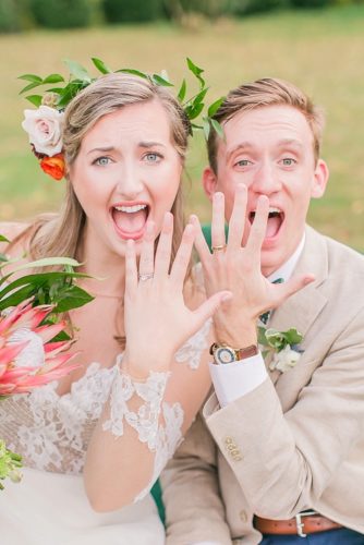 Charming and colorful wedding at Tuckahoe Plantation with specialty and vintage rentals by Paisley and Jade 