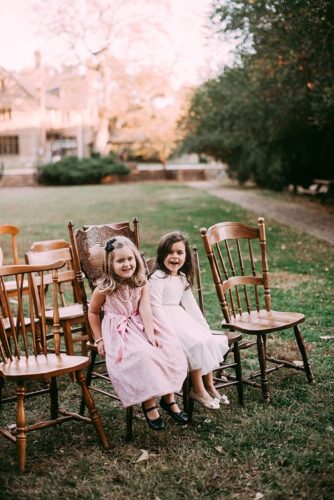 Stunning outdoor wedding ceremony in Richmond, Virginia with specialty and vintage rentals by Paisley and Jade 