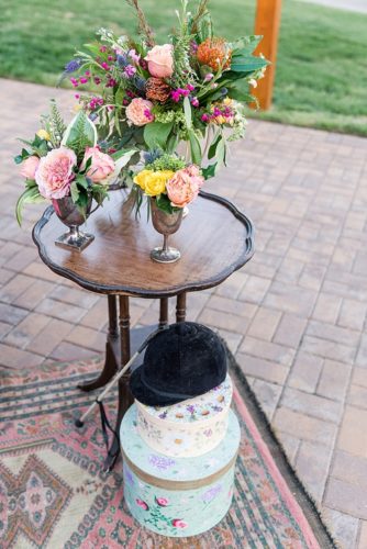 Romantic pink Kentucky Derby inspired styled shoot featuring vintage and specialty rentals by Paisley & Jade 