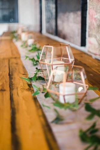Chic and modern city wedding in RVA with specialty and vintage rentals by Paisley and Jade 