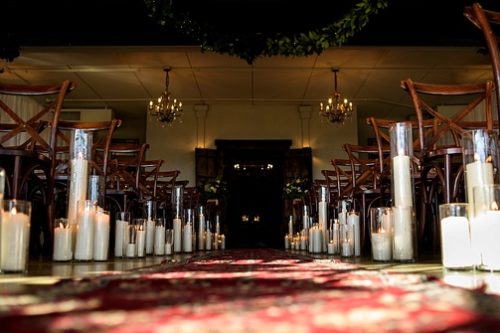 Elegant and moody winery wedding at Stone Tower in Virginia with specialty and vintage rentals by Paisley & Jade 