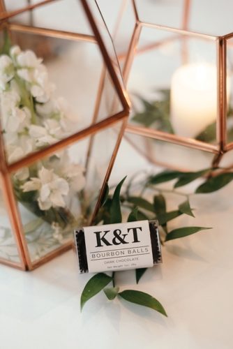 Modern and copper musuem wedding in Richmond with specialty and vintage rentals by Paisley & Jade