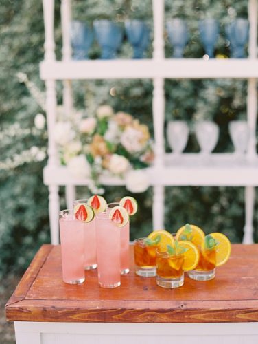 Pretty pastel reception inspiration at White Plains Farm with specialty and vintage rentals by Paisley and Jade 