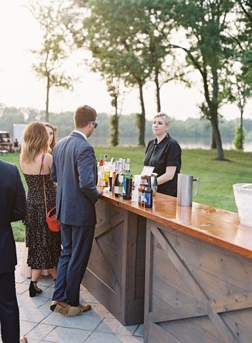 Upper Shirley Vineyards Wedding featuring a Floral-Filled Arbor, Acrylics, and More! 