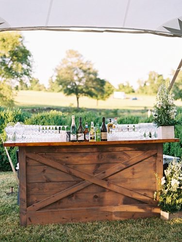 Custom Cocktail Hour at a Gorgeous Summer Wedding!