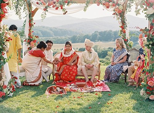 Colorful, Traditional Indian Wedding at Pippin Hill