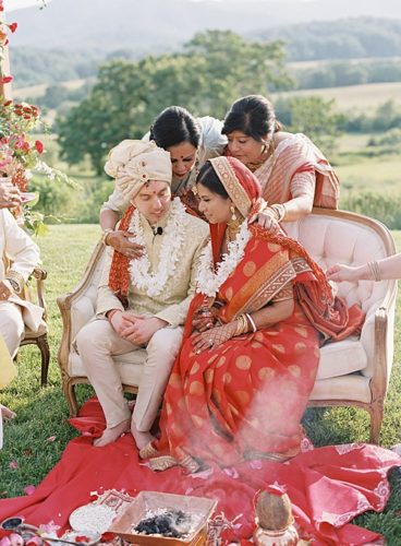 Colorful, Traditional Indian Wedding at Pippin Hill