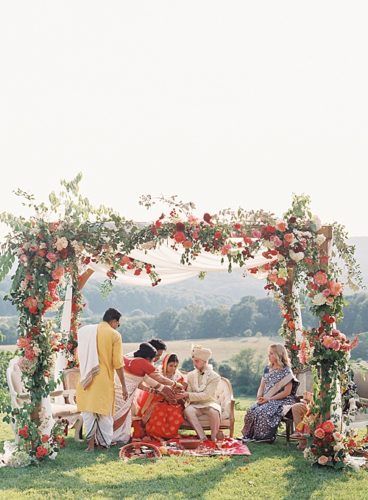 Colorful, Traditional Indian Wedding at Pippin Hill