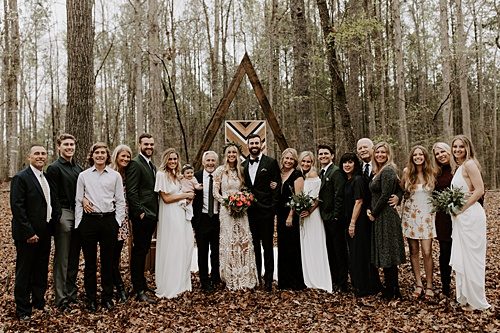 Forest Wedding with all the Edgy, Boho Vibes!!