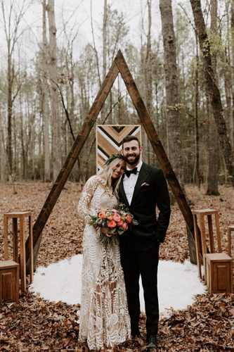 Forest Wedding with all the Edgy, Boho Vibes!!