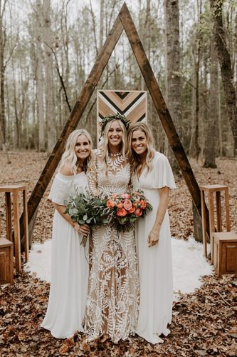 Forest Wedding with all the Edgy, Boho Vibes!!