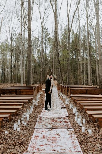 Forest Wedding with all the Edgy, Boho Vibes!!