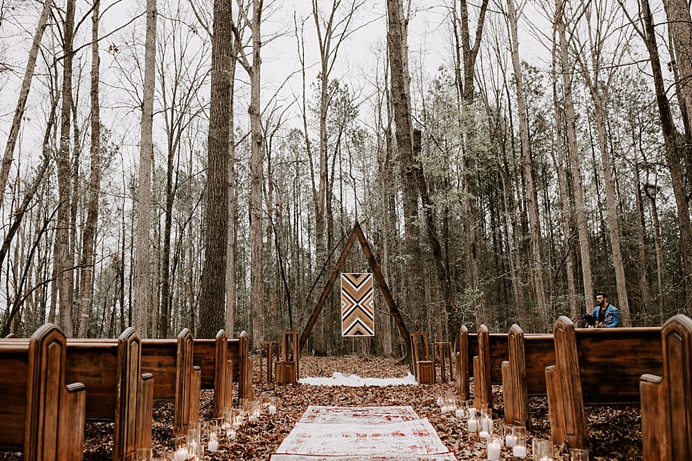 Forest Wedding with all the Edgy, Boho Vibes!!