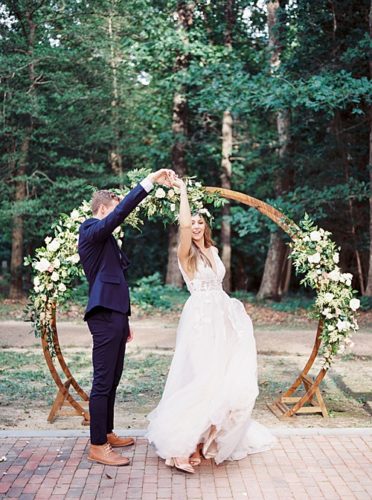 Classic, Calligraphy-filled Wedding at Historic Pole Green Church! 