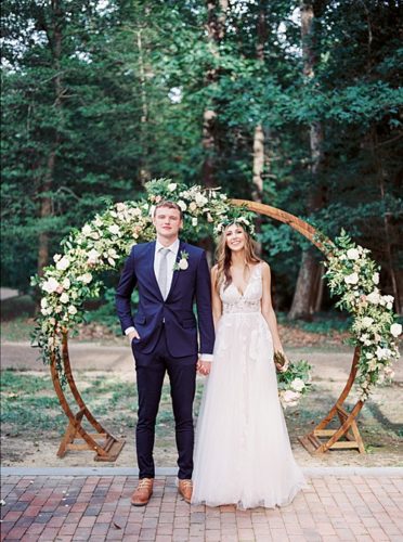 Classic, Calligraphy-filled Wedding at Historic Pole Green Church! 