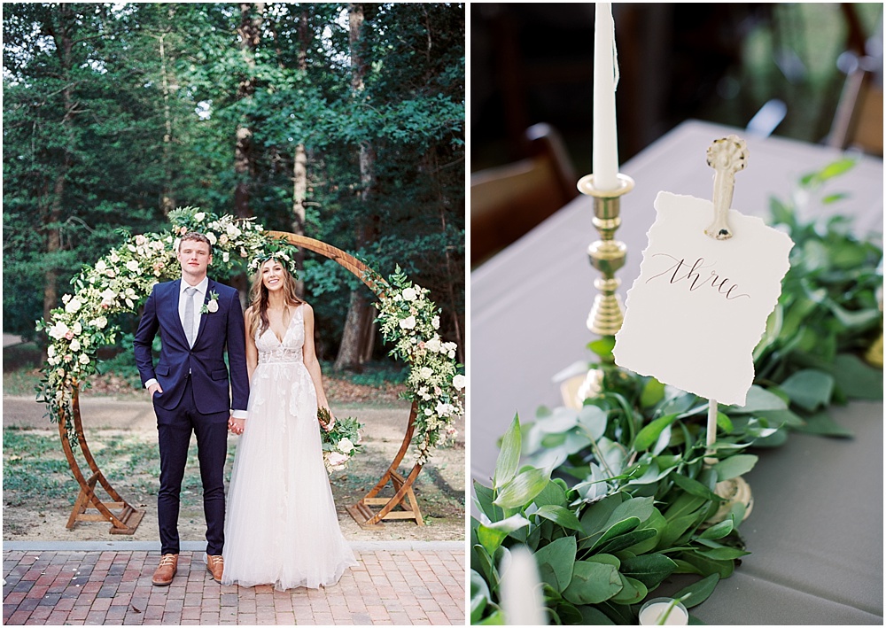Classic, Calligraphy-filled Wedding at Historic Pole Green Church!