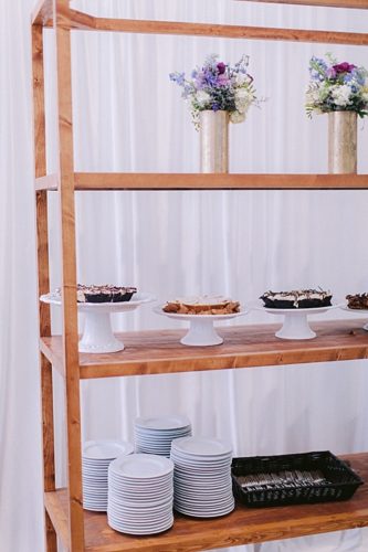 Creative Shelving for Guest Surprises - Jordan & Daniel's Hope Church Wedding!