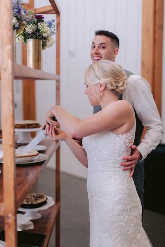 Creative Shelving for Guest Surprises - Jordan & Daniel's Hope Church Wedding!