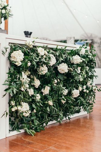 Neutral Lounge Love & Floral Bar Facade at this Clifton Inn Wedding