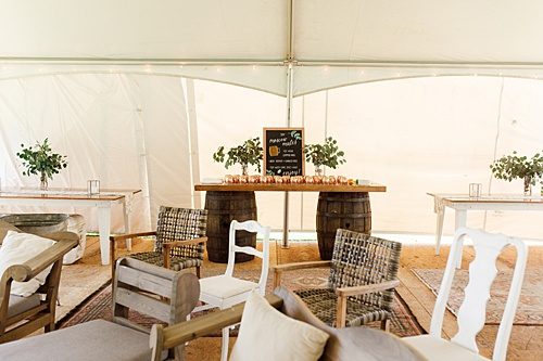 Claire & Paul Say "I do" at their Intimate Tented Affair!