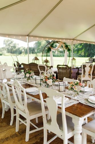 Claire & Paul Say "I do" at their Intimate Tented Affair!