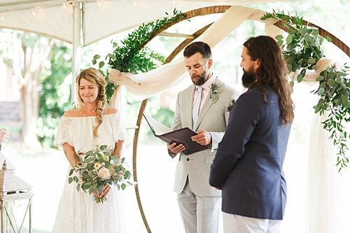 Claire & Paul Say "I do" at their Intimate Tented Affair!