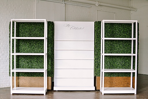 acrylic, display, drink display, hedge walls, champagne display 