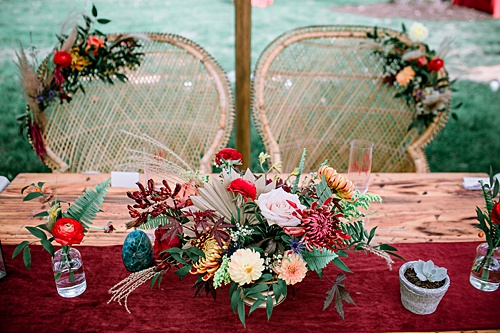 A Vibrant Outdoor Wedding with Eclectic Flair!!