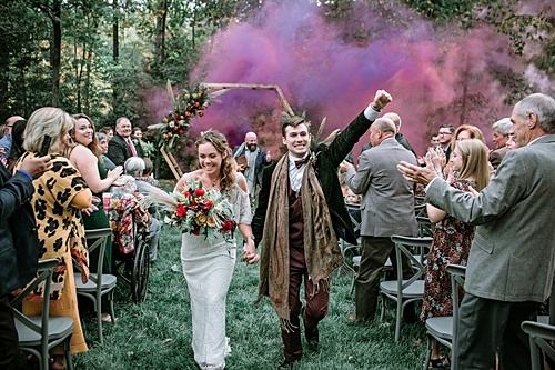 A Vibrant Outdoor Wedding with Eclectic Flair!!