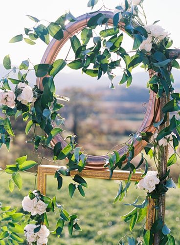 P&J's Freestanding Frame Background Set the Scene at this Picture-Perfect Pippin Hill Vineyard Wedding! 