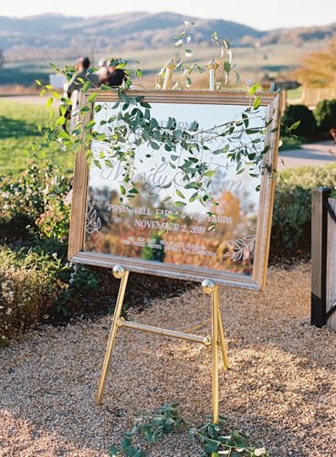P&J's Freestanding Frame Background Set the Scene at this Picture-Perfect Pippin Hill Vineyard Wedding! 
