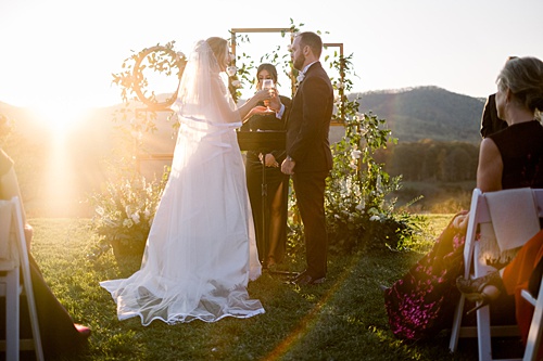 P&J's Freestanding Frame Background Set the Scene at this Picture-Perfect Pippin Hill Vineyard Wedding! 