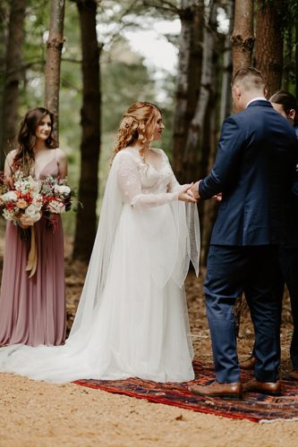 Madison & Ben's Intimate, Autumn Wedding in the Woods