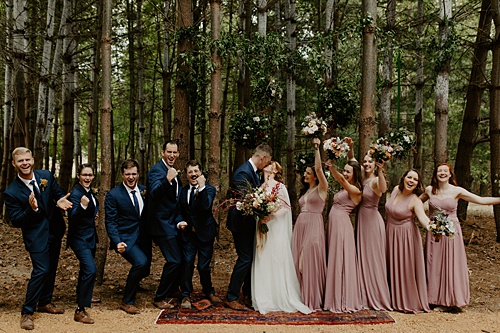 Madison & Ben's Intimate, Autumn Wedding in the Woods