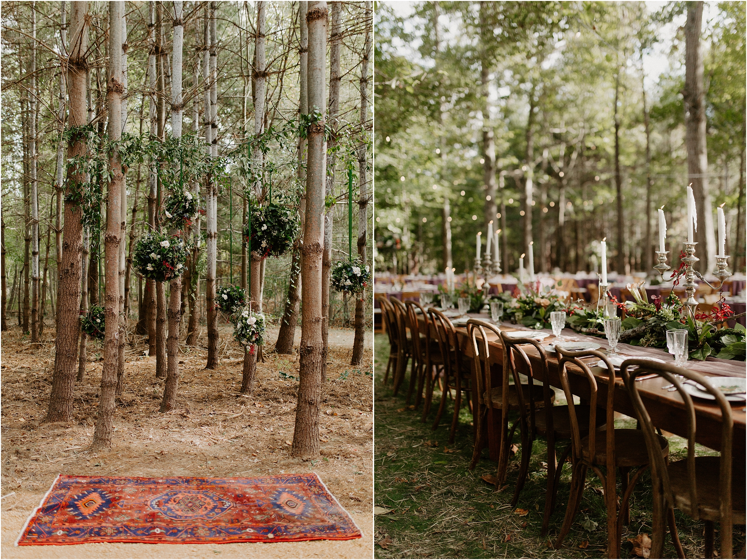 Madison & Ben's Intimate, Autumn Wedding in the Woods