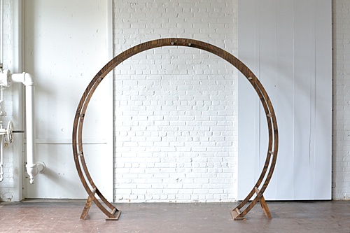 Round Wooden Arbor