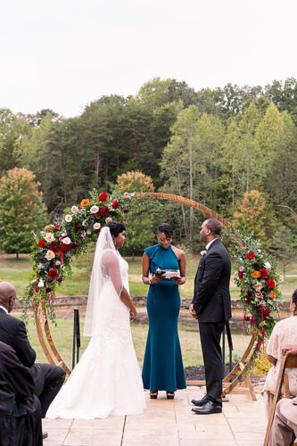 A Spring Wedding filled with Jewel-Toned Florals & #pandjpretties!